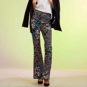 Cynthia Rowley Bonded Fit & Flare Pants